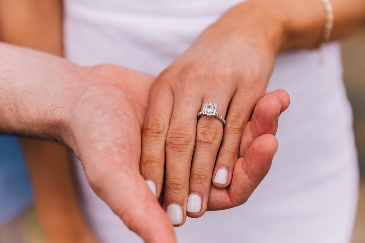 Small Engagement Rings Dainty Diamond Ring Little Diamond Ring Promise Ring